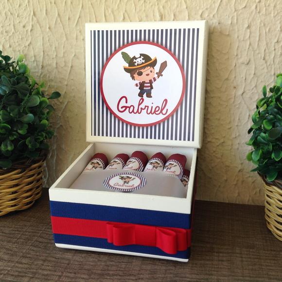 Mini Caixa de Charutos Chocolate Pirata