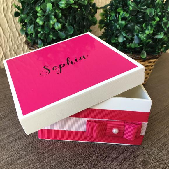 Mini Caixa mdf Personalizada - Modelo Luxo