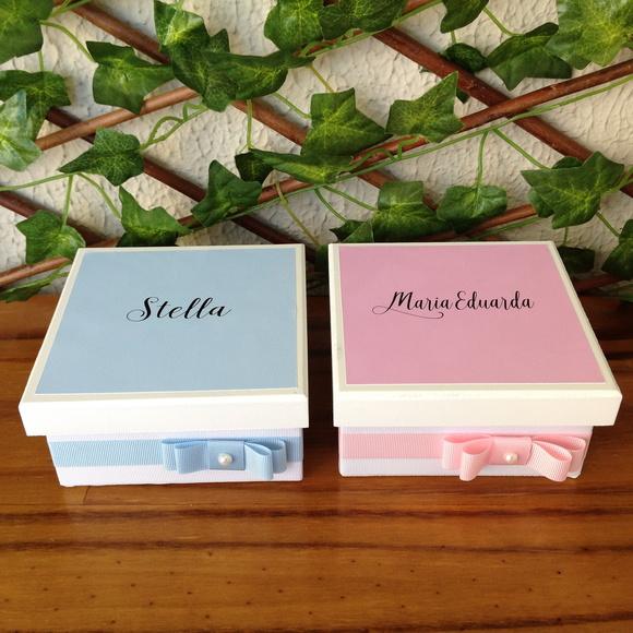 Mini Caixa mdf Personalizada.- Modelo Luxo