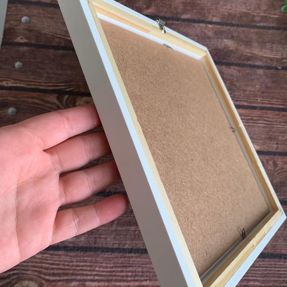 Quadro Porta Maternidade Branco Batizado