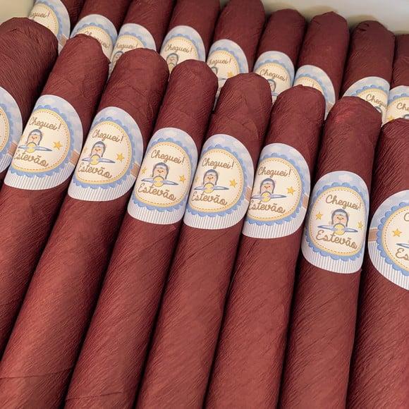 Super Charutos Chocolate Maternidade Aviador