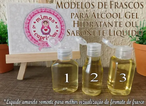 Alcool Gel 30 ml Personalizado