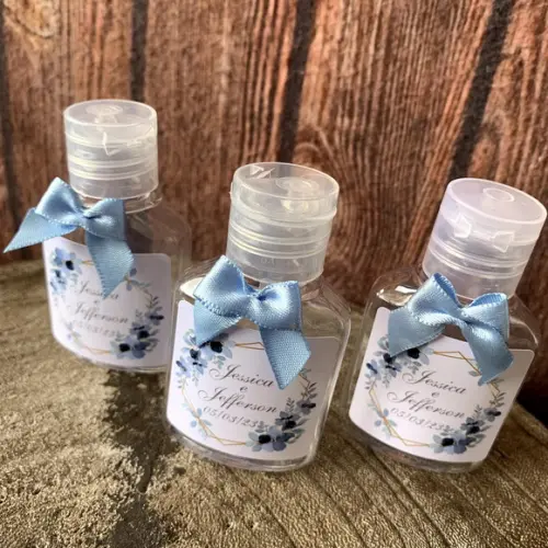 Alcool Gel 35 ml Personalizado com Lacinho