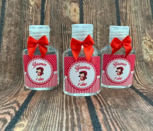 Alcool Gel 35 ml Personalizado com Lacinho