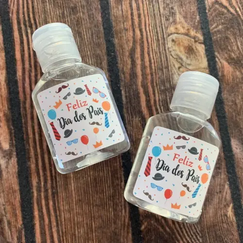 Alcool Gel 35 Ml Personalizado Dia Dos Pais