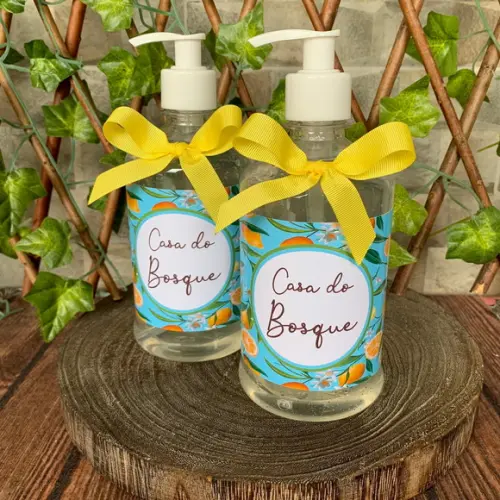 Alcool Gel 500ml Personalizado - Bosque