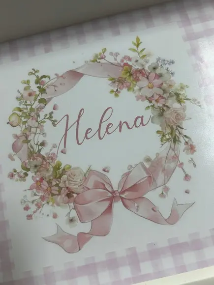Bandeja mdf Personalizada - G 30x22x5cm - Flores