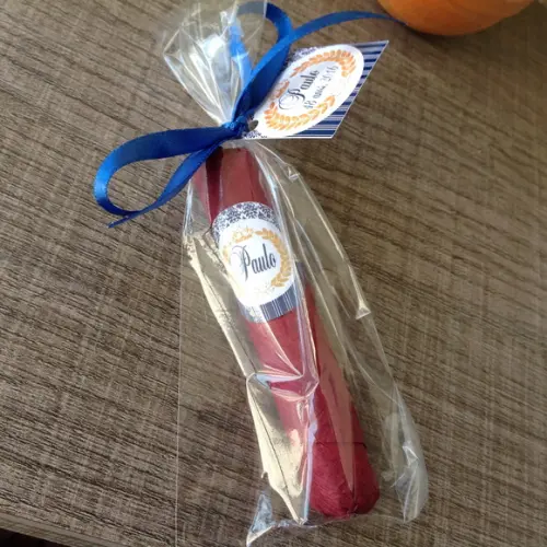 Caixa Charutos + 30 Charuto de Chocolate Emb Individual