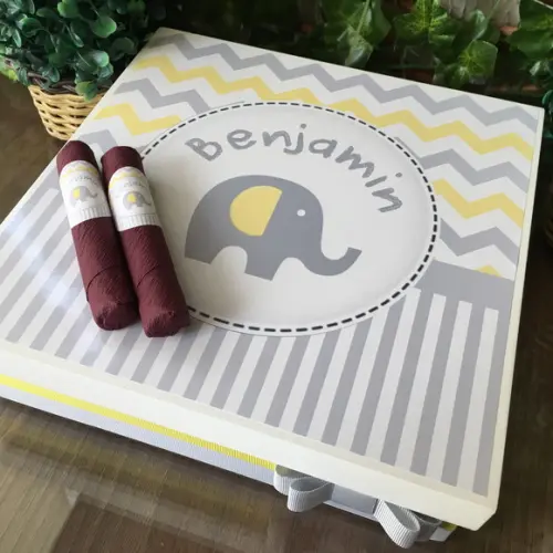 Caixa Luxo + 30 Charutos de Chocolate Recheados