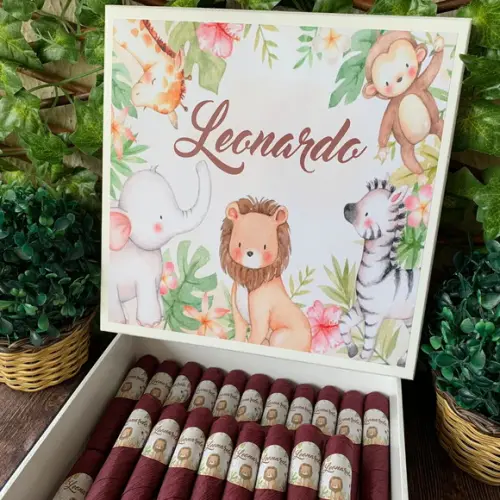 Caixa luxo + 40 Charutos de Chocolate Recheados