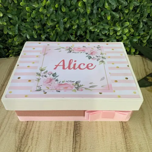 Caixa mdf Personalizada - Modelo Petit - Luxo