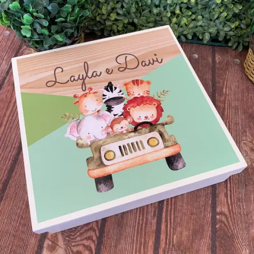 Caixa mdf Personalizada - Modelo Simples