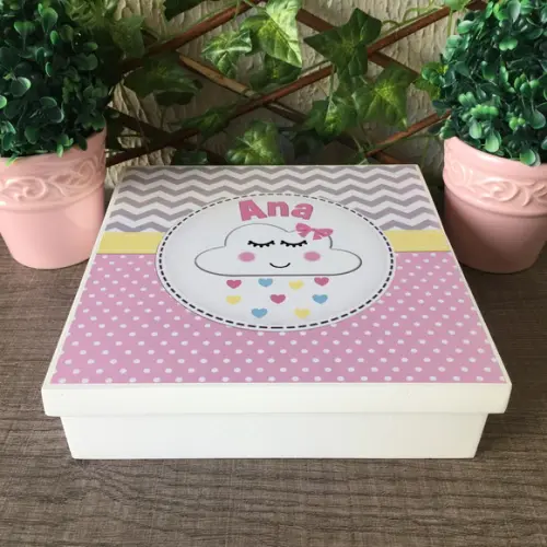 Caixa mdf Personalizada - Modelo Simples