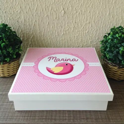 Caixa mdf Personalizada - Modelo Simples