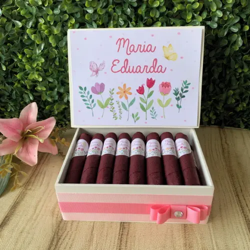 Caixa Petit + 24 Charutos Chocolate Recheados