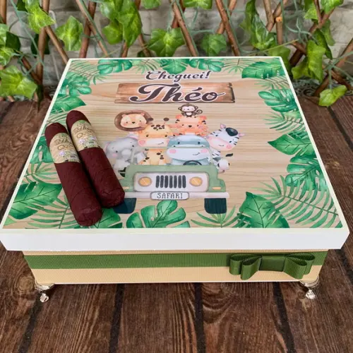 Caixa Premium + 40 Charutos de Chocolate Recheados