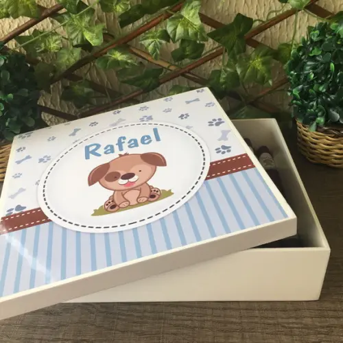 Caixa simples + 35 Charutos de Chocolate Recheados