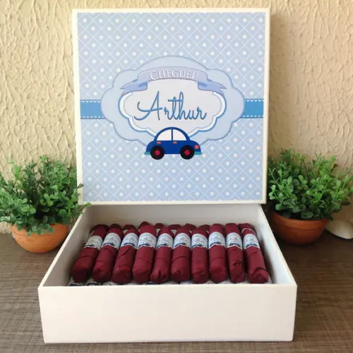 Charutos de Chocolate ao Leite Recheados Carrinho