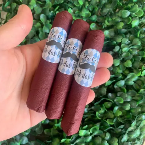 Charutos De Chocolate Avulso Dia Dos Pais Recheados Avulso