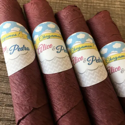 Charutos De Chocolate Personalizados Avulso