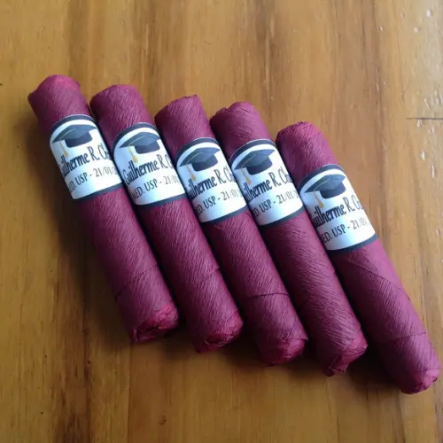 Charutos De Chocolate Recheado Formatura Avulso