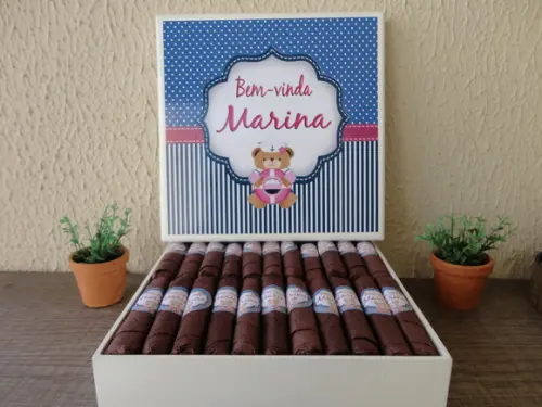 Charutos de Chocolate Recheados