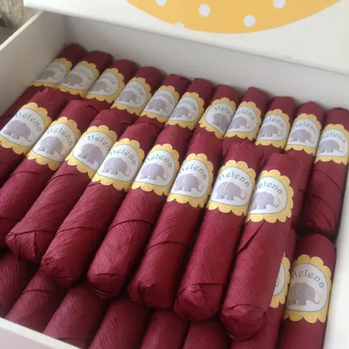 Charutos De Chocolate Recheados