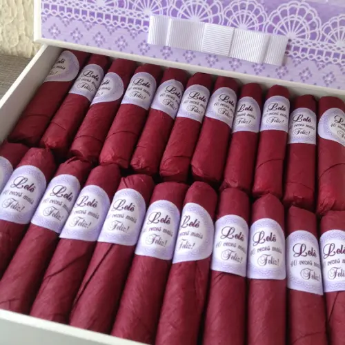 Charutos De Chocolate Recheados