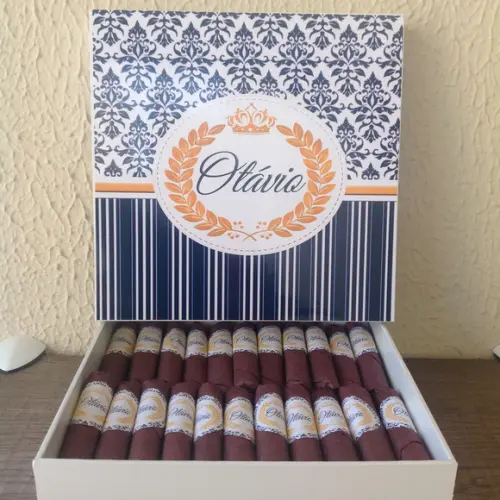 Charutos De Chocolate Recheados