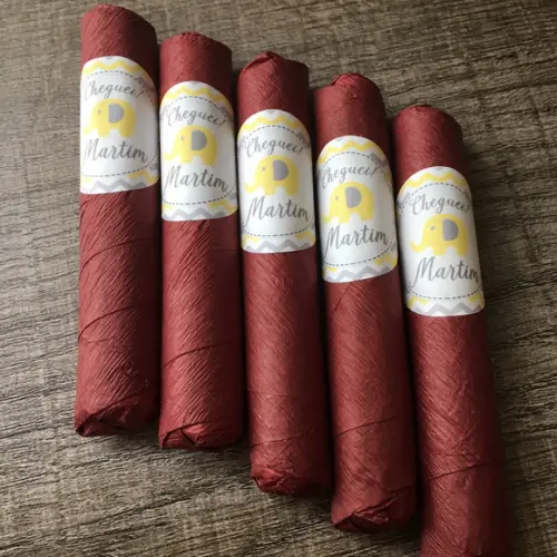 Charutos de Chocolate Recheados 55% Cacau Meio Amargo