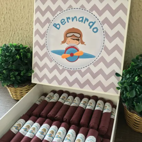 Charutos de Chocolate Recheados Aviador