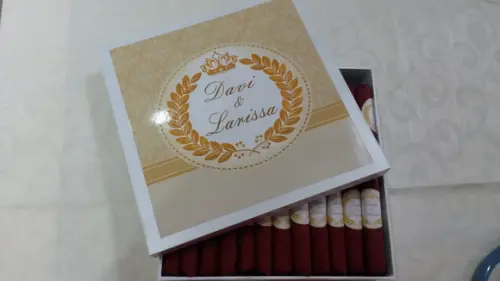 Charutos De Chocolate Recheados Avulso