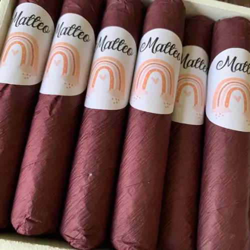 Charutos De Chocolate Recheados Avulso Boho