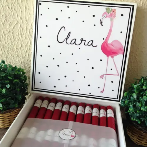Charutos de Chocolate Recheados Flamingo