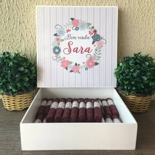 Charutos de Chocolate Recheados Floral