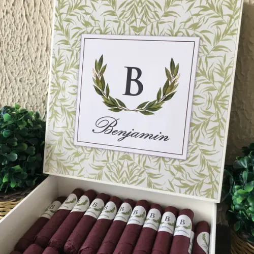 Charutos de Chocolate Recheados Folhagens
