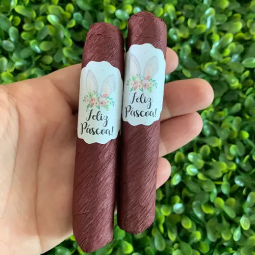 Charutos de Chocolate Recheados Páscoa