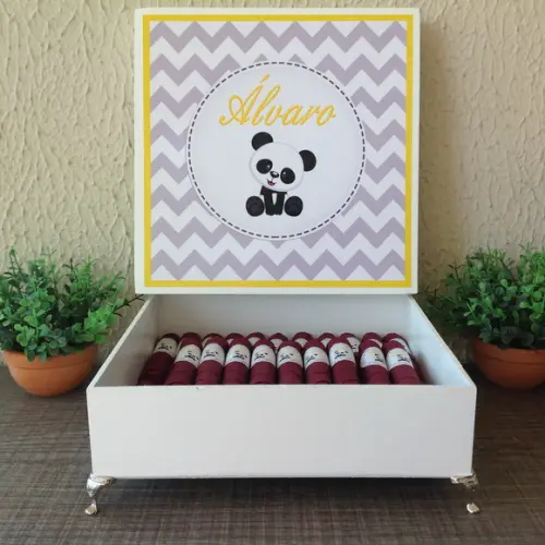 Charutos de Chocolate Recheados Panda