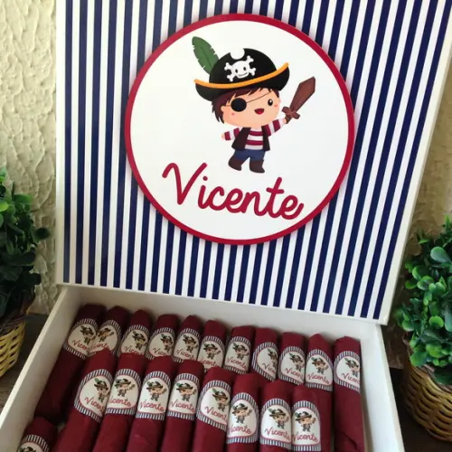 Charutos de Chocolate Recheados Pirata