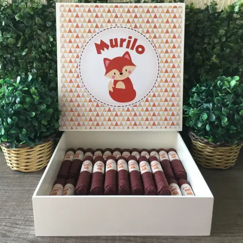 Charutos de Chocolate Recheados Raposa Triangulos