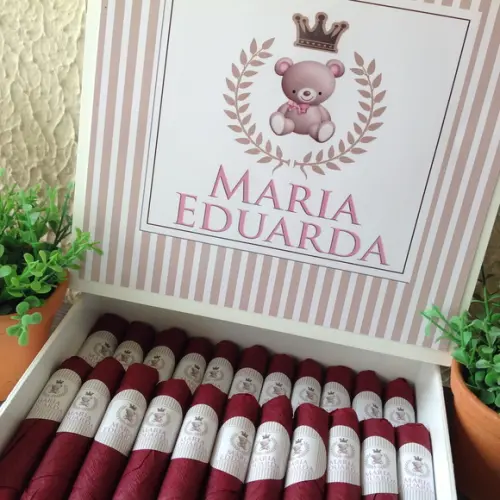 Charutos de Chocolate Recheados Ursinha