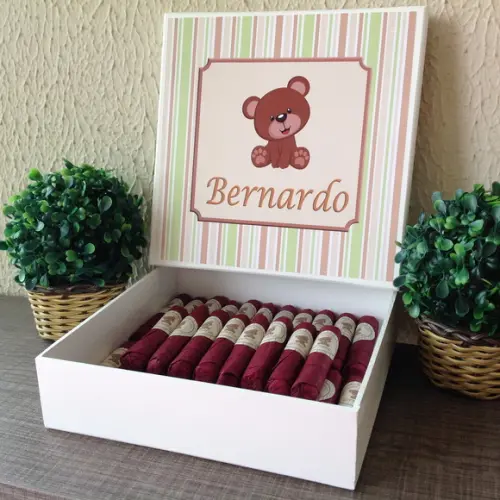 Charutos de Chocolate Recheados Ursinho