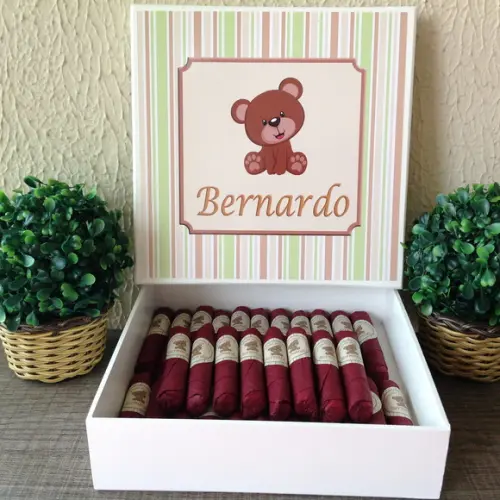 Charutos de Chocolate Recheados Ursinho
