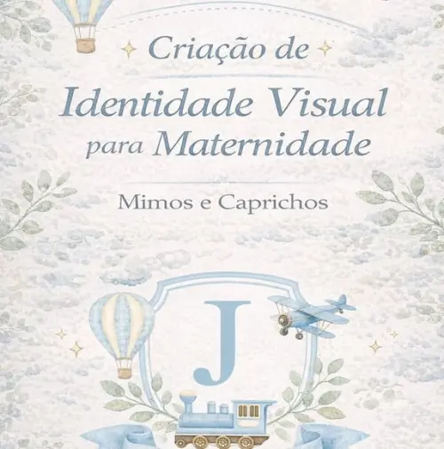 Criação de Identidade Visual Maternidade Enxoval Bebê