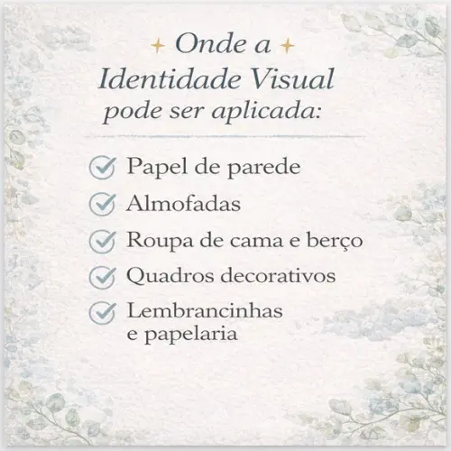 Criação de Identidade Visual Maternidade Enxoval Bebê