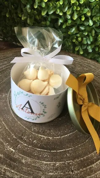 Latinha Personalizada com Suspiros - Tubolata 7x5cm