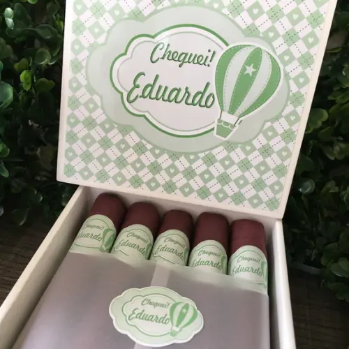 Mini Caixa Charutos Chocolate Balão Verde