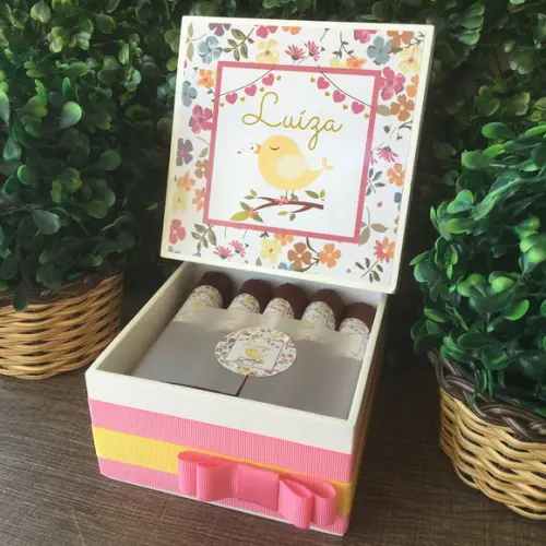Mini Caixa Charutos Chocolate Bird