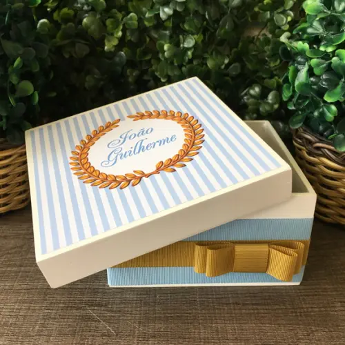 Mini Caixa Charutos Chocolate Brasão