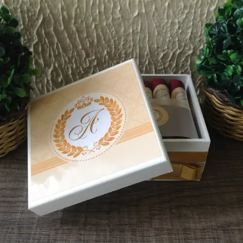 Mini Caixa Charutos Chocolate Gold